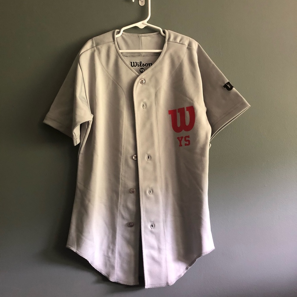 Wilson Youth Sports Shirt Button Front Size-YS NWT